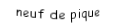 Je suis une carte à jouer. Je viens  après le huit, je suis noir mais pas de trefle.